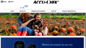 What Accu-chek.ca website looked like in 2017 (6 years ago)