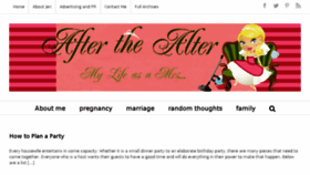What Afterthealter.com website looked like in 2017 (6 years ago)
