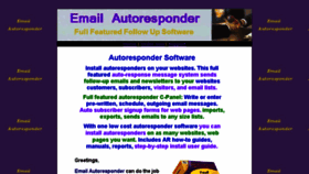 What Autoresponderad.com website looked like in 2017 (6 years ago)