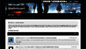 What Aimbot.org website looked like in 2017 (6 years ago)