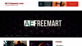 What Aefreemart.com website looked like in 2017 (6 years ago)