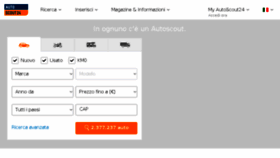 What Autoscut24.it website looked like in 2017 (6 years ago)