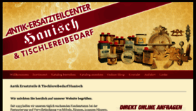 What Antik-ersatzteile-hanisch.com website looked like in 2017 (6 years ago)