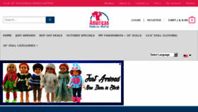 What Americanfashionworld.com website looked like in 2017 (6 years ago)