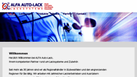 What Alfa-autolack.de website looked like in 2017 (8 years ago)