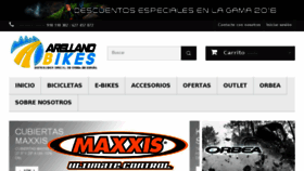 What Arellanobikes.com website looked like in 2017 (6 years ago)