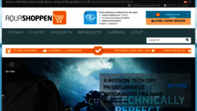 What Aquashoppen.dk website looked like in 2017 (6 years ago)