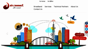 What Airconnectindia.com website looked like in 2017 (6 years ago)