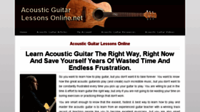 What Acousticguitarlessonsonline.net website looked like in 2017 (6 years ago)