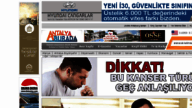 What Antalyaburada.com website looked like in 2017 (6 years ago)