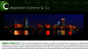 What Appletongreene.com website looked like in 2017 (6 years ago)