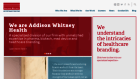 What Addisonwhitney.com website looked like in 2017 (6 years ago)