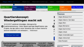 What Allgaeu-milch.de website looked like in 2017 (6 years ago)