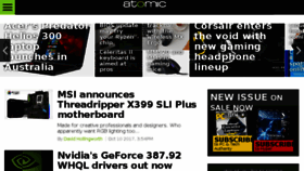 What Atomicmpc.com.au website looked like in 2017 (6 years ago)