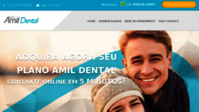What Amilplanosodontologico.com.br website looked like in 2017 (6 years ago)