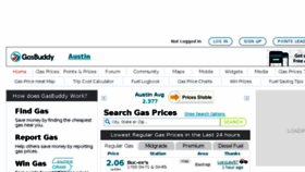 What Austingasprices.com website looked like in 2017 (6 years ago)