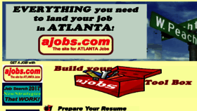 What Ajobs.com website looked like in 2017 (6 years ago)
