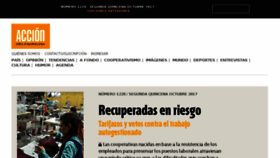 What Accion.coop website looked like in 2017 (6 years ago)