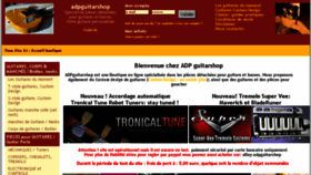 What Adpguitarshop.fr website looked like in 2017 (7 years ago)