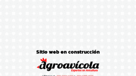 What Agroavicola.cl website looked like in 2017 (6 years ago)
