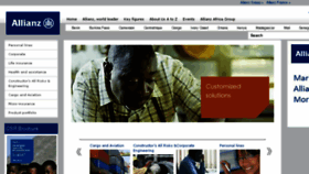 What Allianz-africa.com website looked like in 2017 (6 years ago)