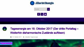 What Allesistenergie.net website looked like in 2017 (6 years ago)