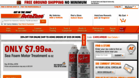 What Autozone.com website looked like in 2017 (6 years ago)