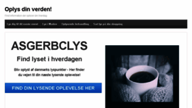 What Asgerbclys.dk website looked like in 2017 (6 years ago)
