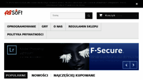 What Absoft.pl website looked like in 2017 (6 years ago)