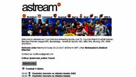 What Astream.eu website looked like in 2017 (6 years ago)