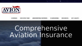 What Avioninsurance.com website looked like in 2017 (6 years ago)