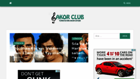 What Akor.club website looked like in 2017 (6 years ago)