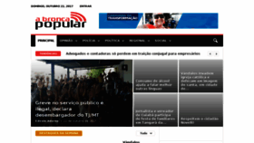 What Abroncapopular.com.br website looked like in 2017 (6 years ago)