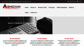 What Abhigyaninternational.com website looked like in 2017 (6 years ago)
