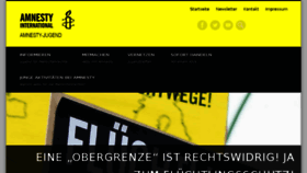 What Amnesty-jugend.de website looked like in 2017 (6 years ago)