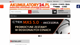 What Akumulatory24.pl website looked like in 2017 (6 years ago)