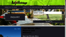 What Angel-holidays.com website looked like in 2017 (6 years ago)
