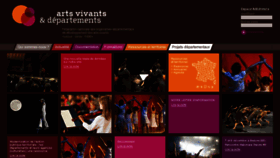 What Arts-vivants-departements.fr website looked like in 2017 (6 years ago)