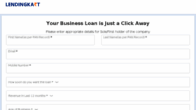 What App.lendingkart.com website looked like in 2017 (6 years ago)