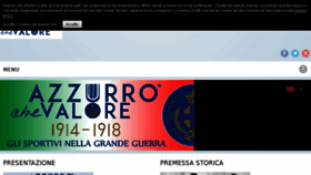 What Azzurrochevalore.it website looked like in 2017 (6 years ago)