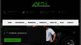 What Apsenvironmental.com website looked like in 2017 (6 years ago)