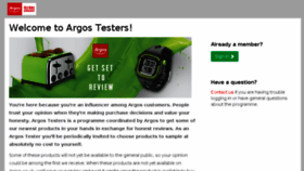 What Argostesters.co.uk website looked like in 2017 (6 years ago)
