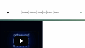 What Artsound.be website looked like in 2017 (8 years ago)