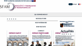 What Assurances-sfam.fr website looked like in 2017 (6 years ago)