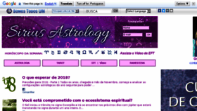 What Astrosirius.com.br website looked like in 2017 (6 years ago)