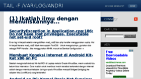 What Andri.web.id website looked like in 2017 (6 years ago)