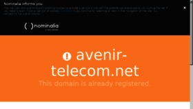 What Avenir-telecom.net website looked like in 2017 (6 years ago)