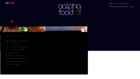 What Aalphafood.com website looked like in 2017 (6 years ago)