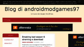What Androidmodgames97.altervista.org website looked like in 2017 (6 years ago)