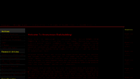 What Anonymousbodybuilding.com website looked like in 2011 (13 years ago)